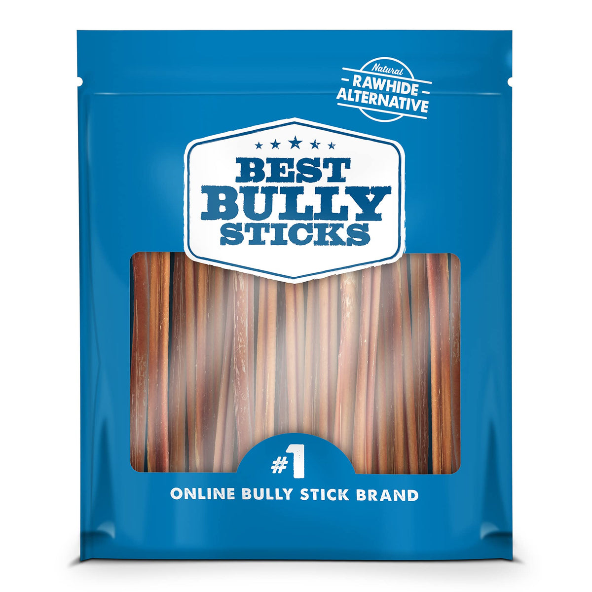 Best Bully Sticks 6 Inch Thin Bully Sticks - 24 Count (Pack of 1) - Natural, Easily Digestible, 100% Grass-Fed