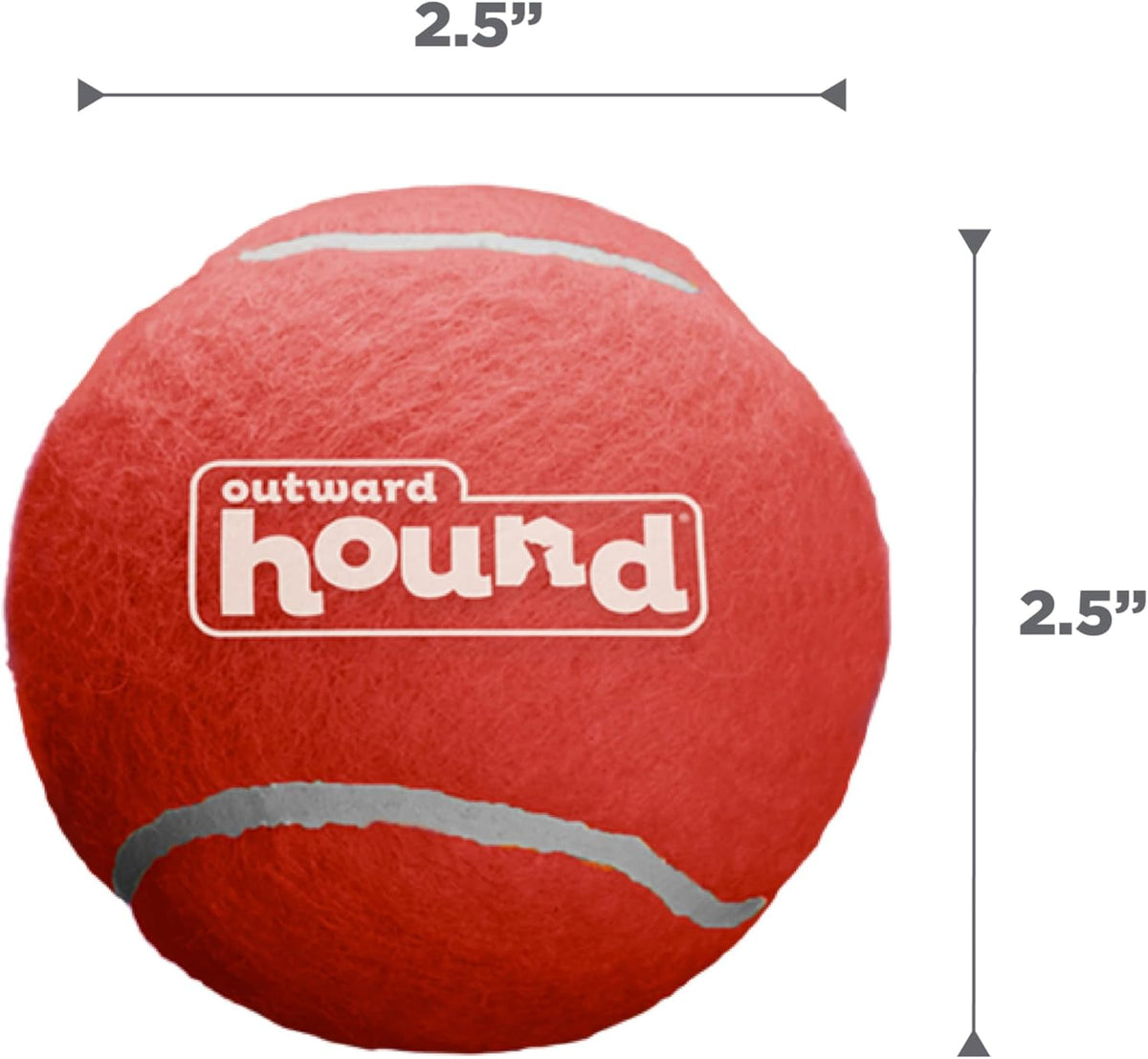 Outward Hound Squeaker Ballz – Squeaky Tennis Balls for Dogs Under 50 lbs, Interactive Dog Toy for Fetch & Tra - view 5