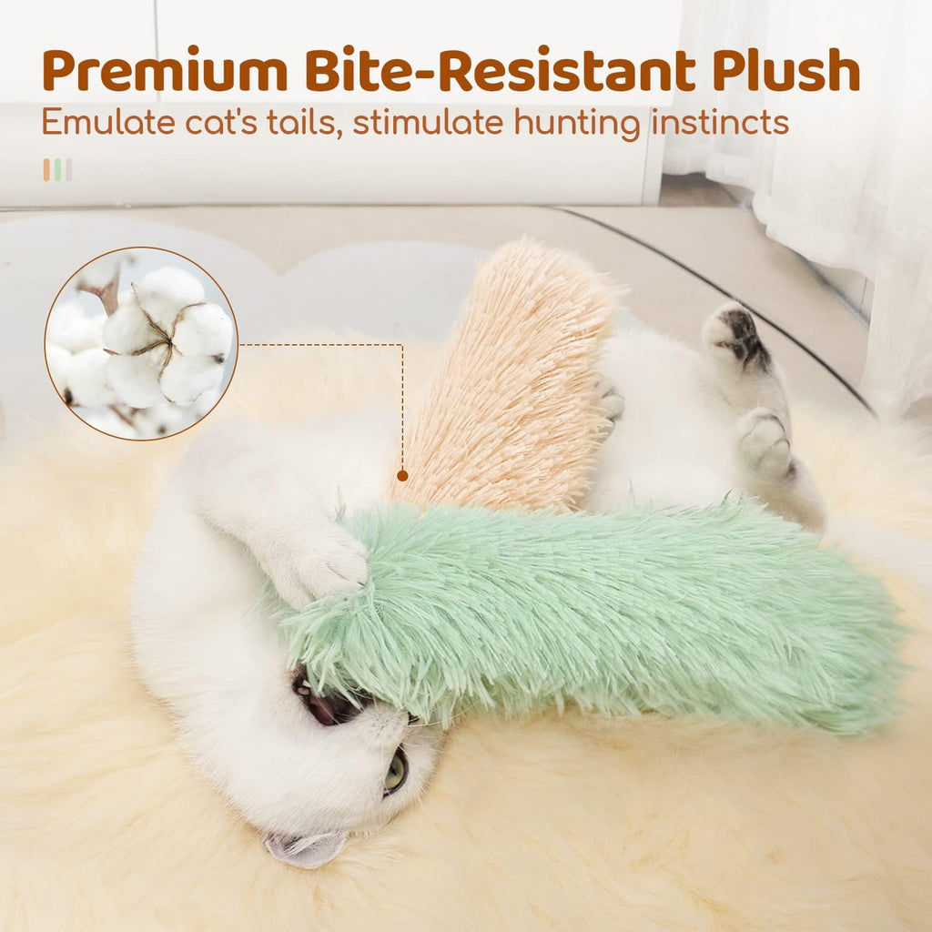 Potaroma Cat Toys Pillows, 3 Pack, Soft and Durable Crinkle Sound with Catnip Inside, Interactive Indoor Kitte - view 5