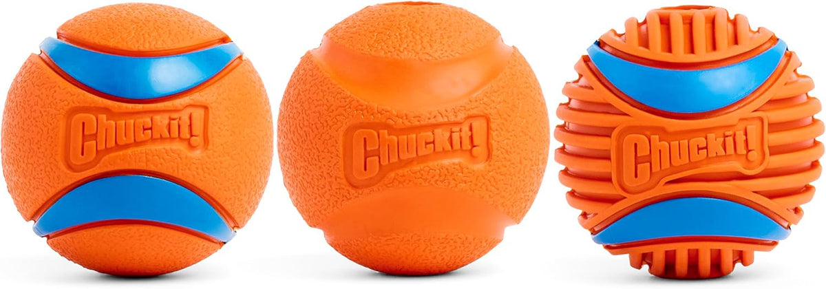Chuckit! Dog Balls - Interactive Dog Toys, High-Bounce Fetch Ball, Ultra and Rugged Balls, Durable - Size Medi