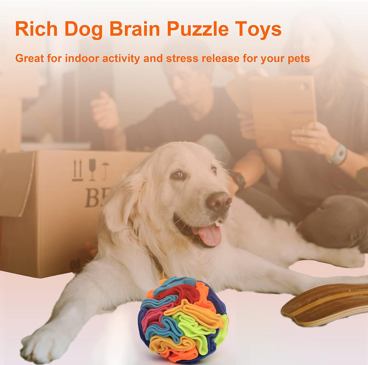 Ablechien Snuffle Ball - Snuffle Ball for Small Dogs, Interactive Dog Toys to Keep Them Busy, Puppy Dog Puzzle - view 6