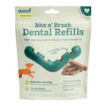 WOOF - Bite n' Brush Refills Treats for the Dog Toothbrush Toy - Scrub Plaque and Tartar from Your Dog's Teeth