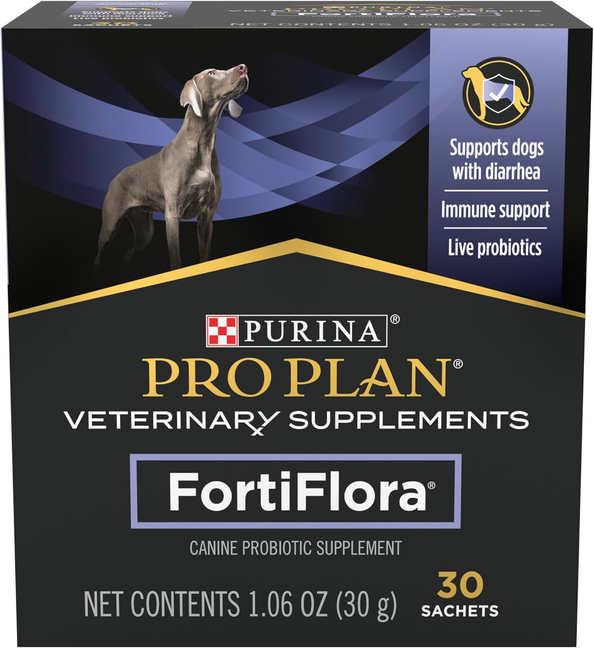 Purina Pro Plan Veterinary Supplements FortiFlora Daily Probiotics for Dogs, Helps Digestive Gut Health and Di