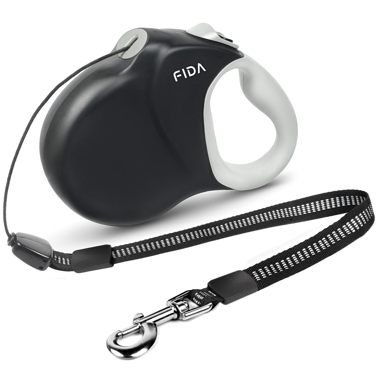 Fida Upgraded Retractable Dog Leash 30ft, Heavy Duty Pet Walking Leash for Medium/Large Breed up to 110 lbs, 3