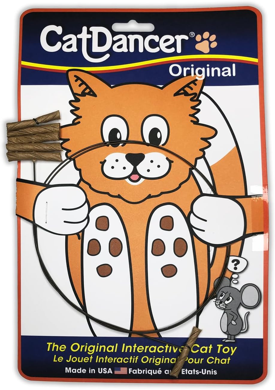 Cat Dancer Products 101 Interactive Cat Toy, Brown