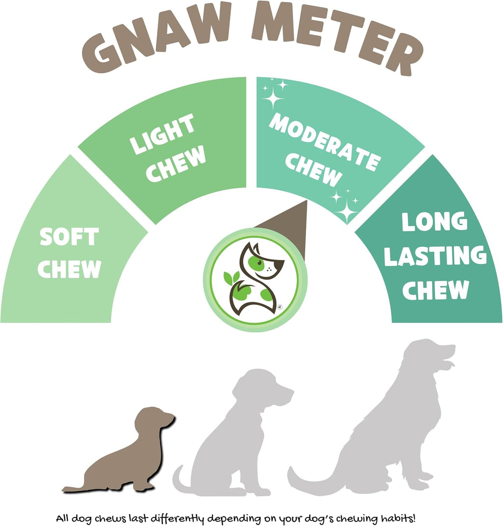 Nature Gnaws Extra Thin Bully Sticks for Small Dogs 5-6" (10 Count) - Long Lasting for Light Chewers and Puppi - view 2