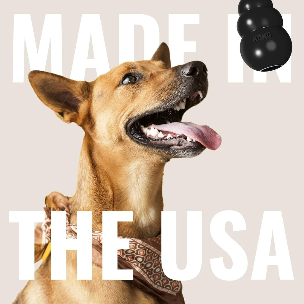 KONG Extreme Dog Toy - Fetch & Chew Toy - Treat-Filling Capabilities & Erratic Bounce for Extended Play Time M - view 7