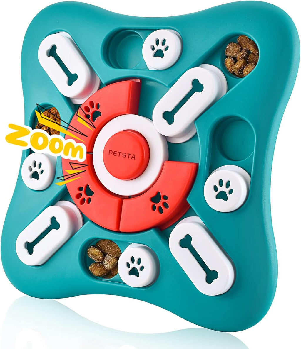 PETSTA Dog Puzzle Toys, Treat Dispensing Dog Enrichment Toys for IQ Training and Brain Stimulation, Interactiv
