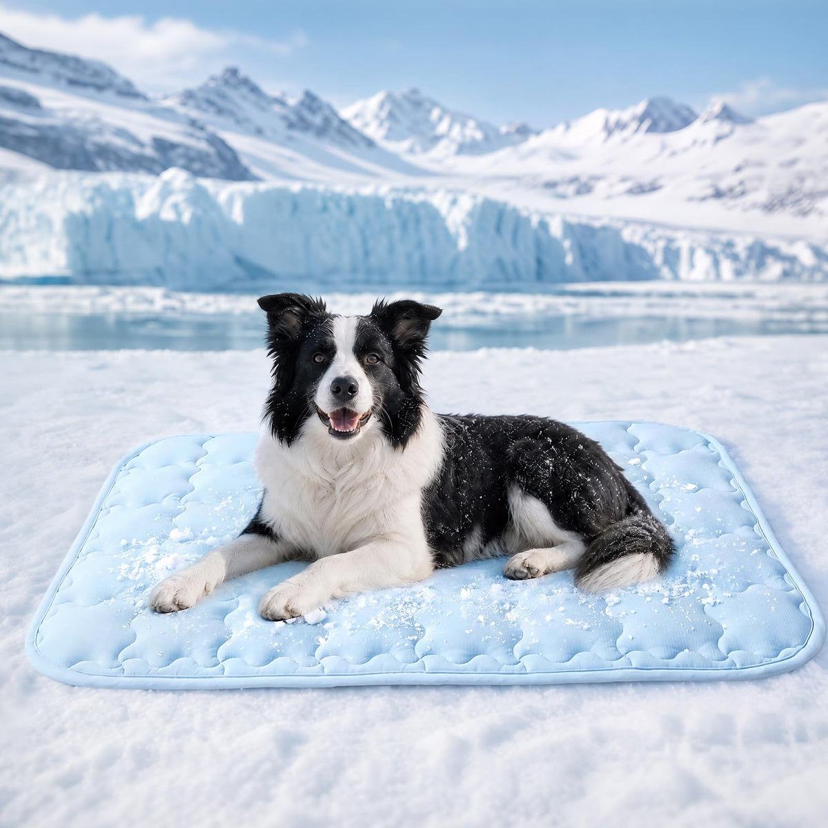 Luciphia Premium Dog Cooling Mat Non-Slip Q-MAX>0.5 Self-Cooling Pad for Small Pet Cat Indoor Portable Kennel 