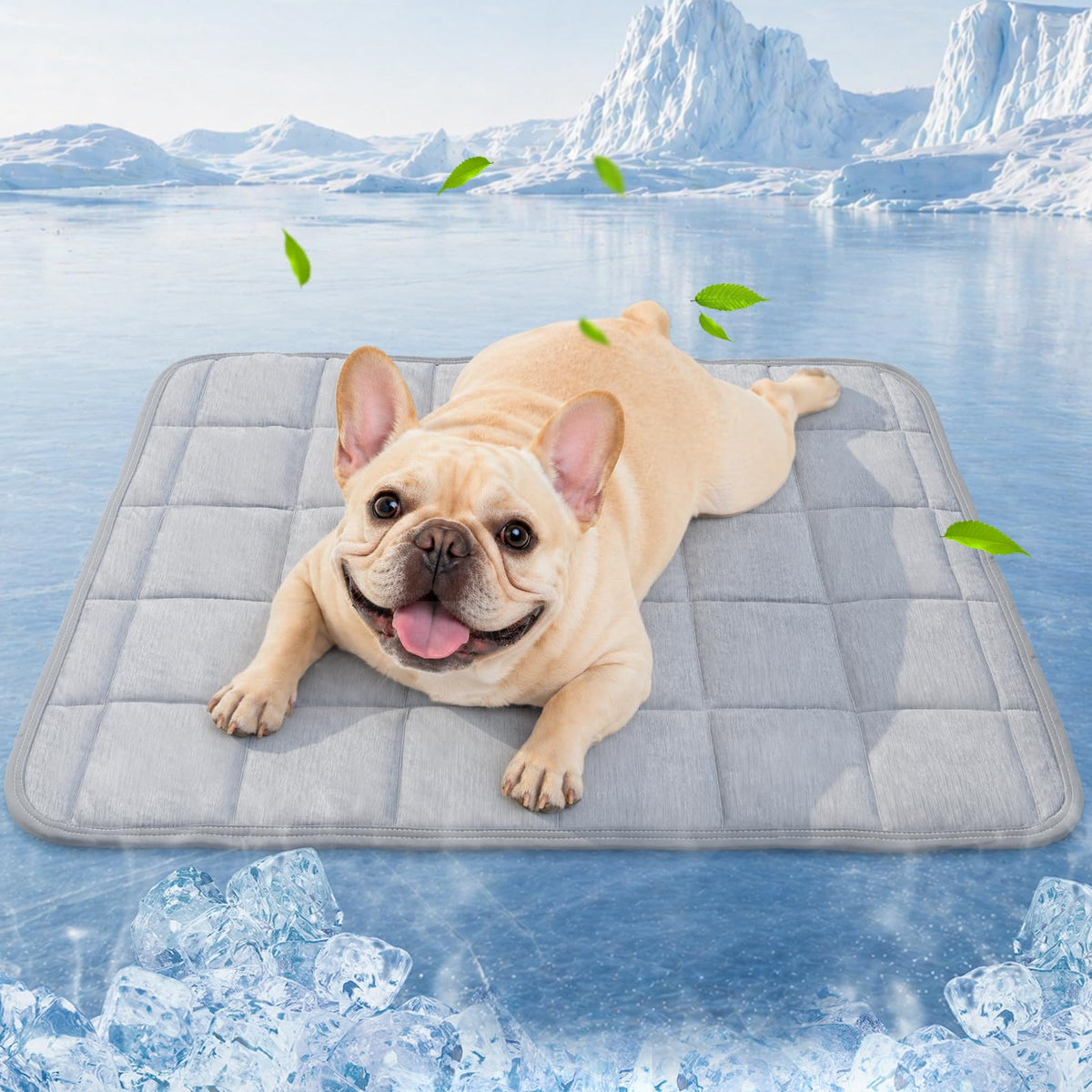 Cooling Blanket for Dogs, 0.4 Q-MAX Dog Cooling Blanket Washable, Cool to Touch Pet Blanket Cooling Comforter 