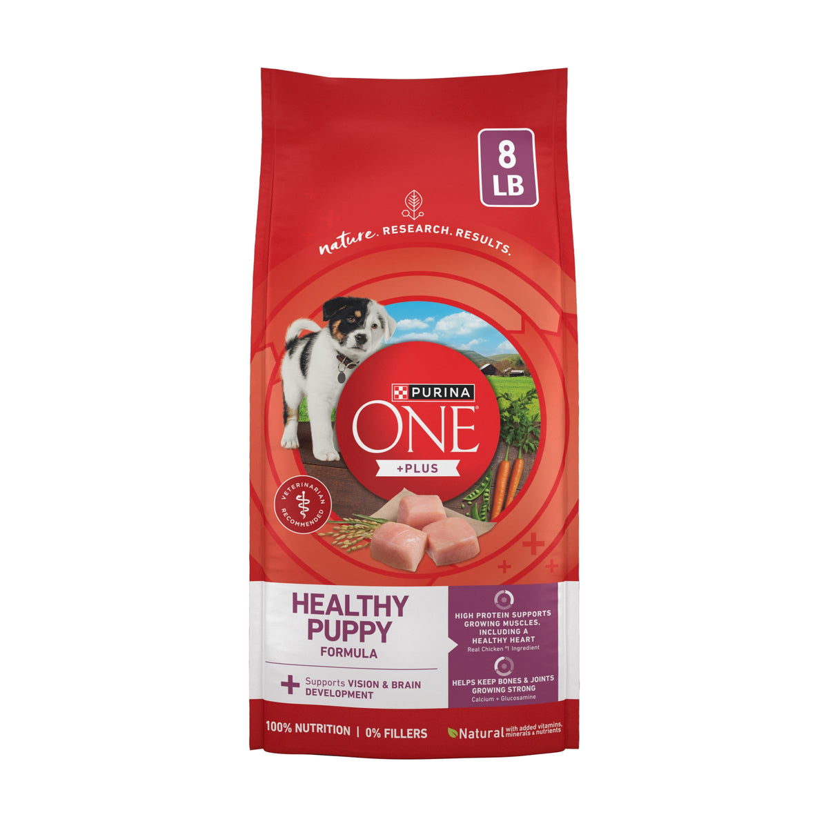 Purina ONE Plus Healthy Puppy Formula High Protein Natural Dry Puppy Food with added vitamins, minerals and nu