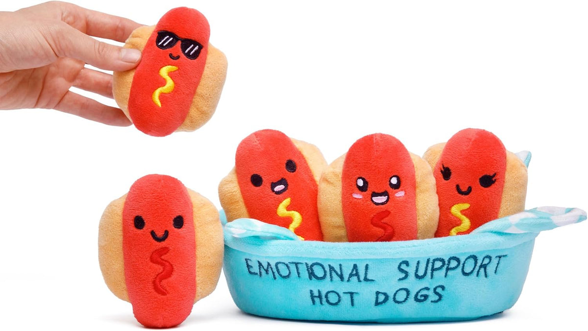 WHAT DO YOU MEME? Emotional Support Hot Dogs – Emotional Support Plushies, Cute Stuff & Funny Gifts by Relatab - view 5
