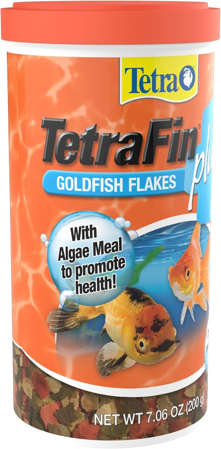 TetraFin Plus Goldfish Flakes 7.06 Ounces, Balanced Diet, With Algae To Promote Health - view 2