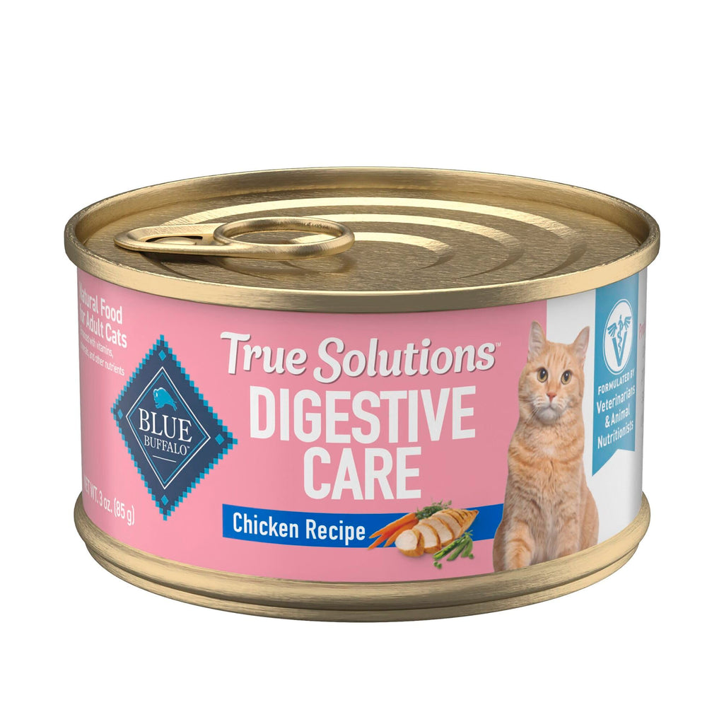 Blue Buffalo True Solutions Digestive Care Wet Cat Food for Adult Cats, Made with Natural Ingredients, Chicken