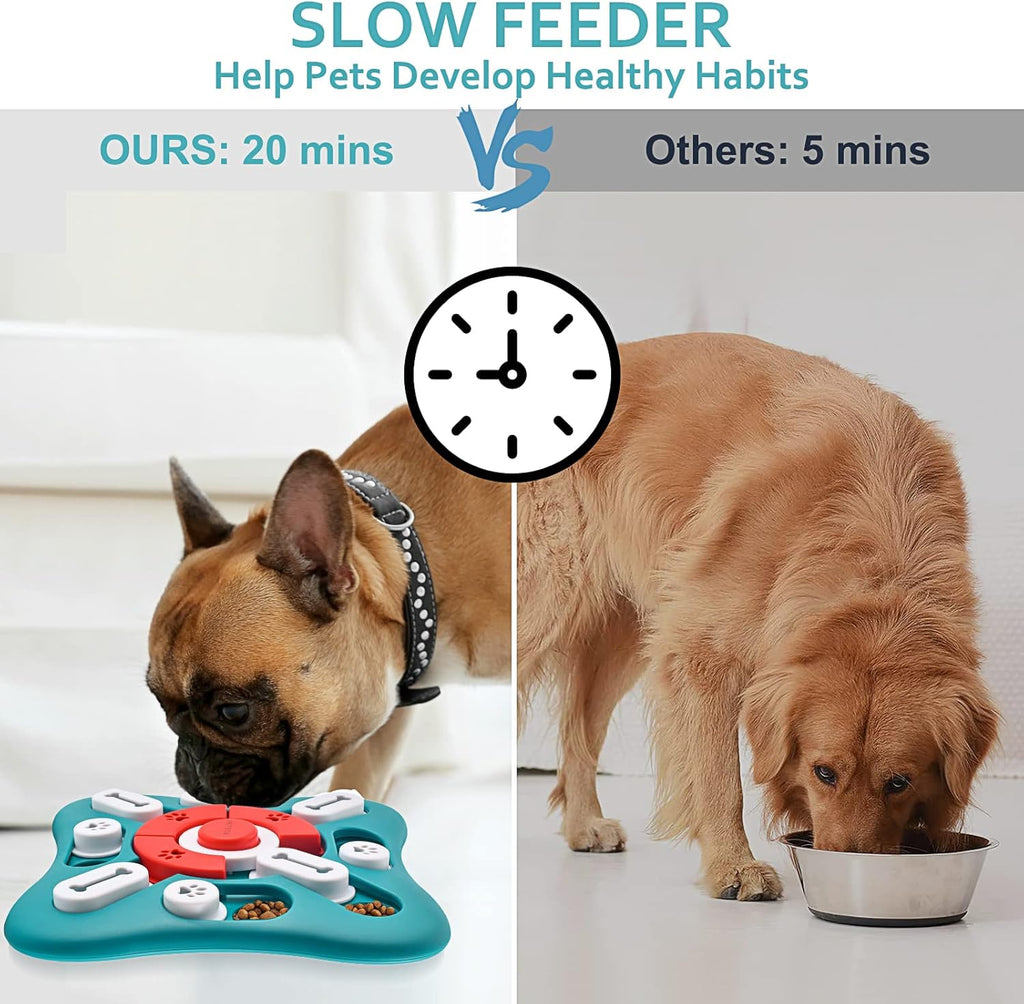 Dog Puzzle Toys, Treat Dispensing Dog Enrichment Toys for IQ Training and Brain Stimulation, Interactive Menta - view 3