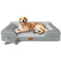 Extra Large Dog Bed, Orthopedic Dog Bed with Cooling Gel Memory Foam, Waterproof XL Pet Bed with Removable Was