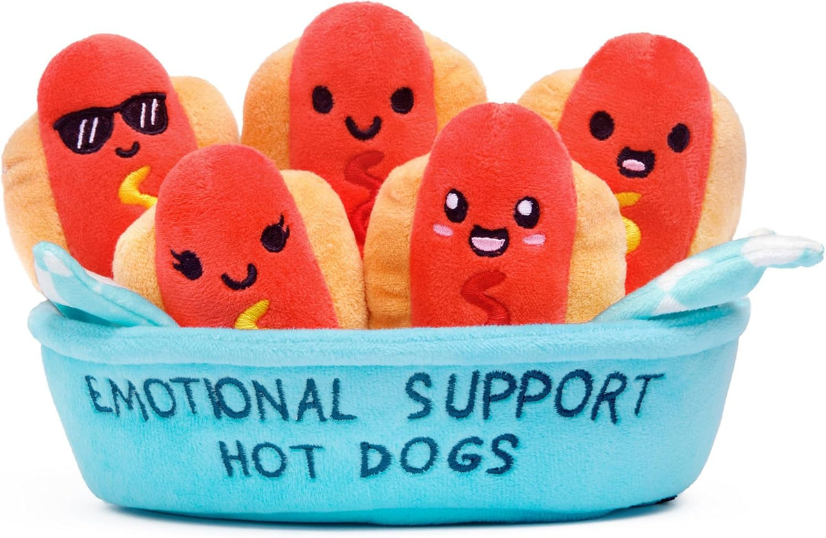 WHAT DO YOU MEME? Emotional Support Hot Dogs – Emotional Support Plushies, Cute Stuff & Funny Gifts by Relatab