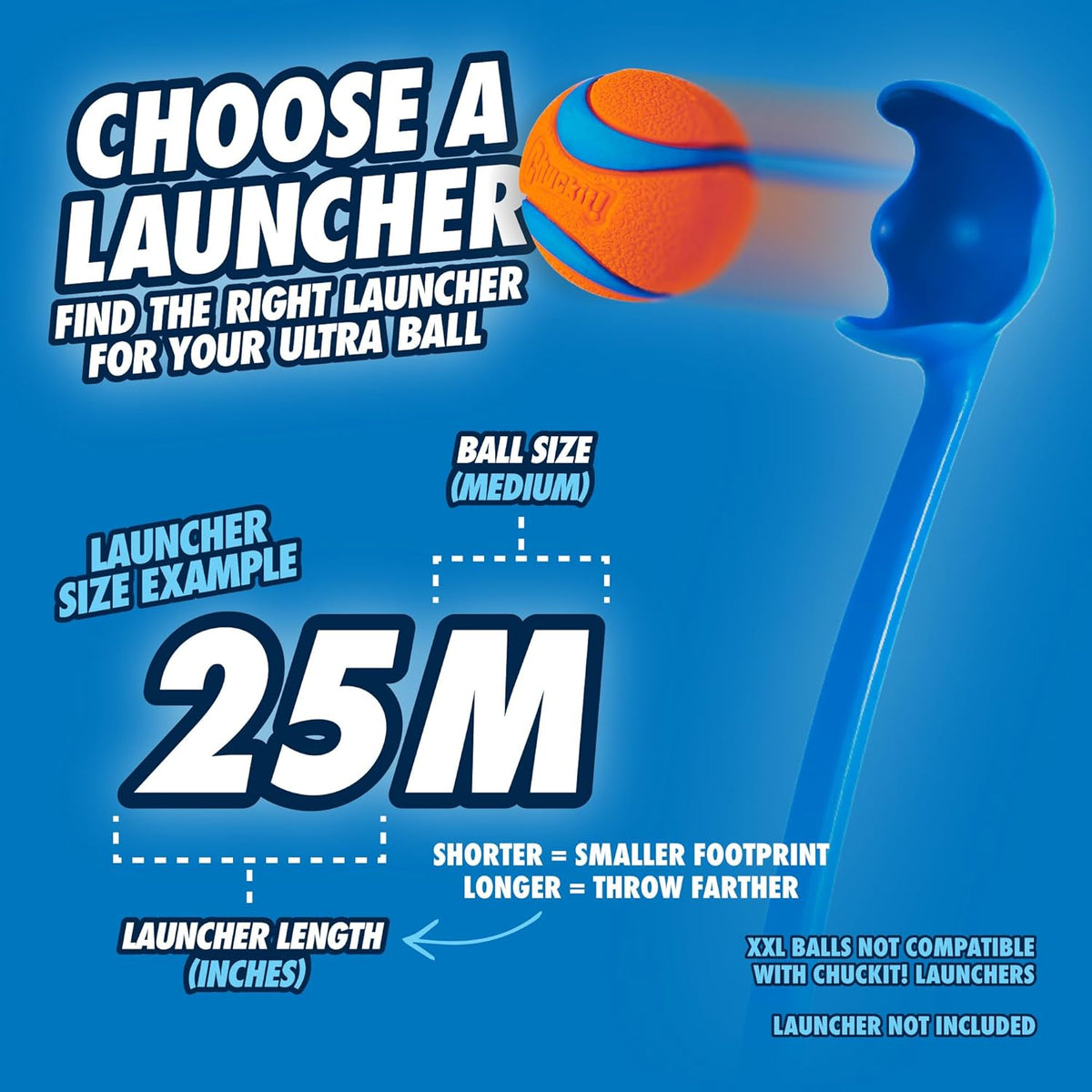 Chuckit! Dog Balls - Interactive Dog Toys, High-Bounce Fetch Ball, Ultra and Rugged Balls, Durable - Size Medi - view 5