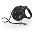 FLEXI New Classic Tape Retractable Dog Leash for Large Dogs Upto 110 lbs. – 26 ft., Black | Tangle Free Pet Wa