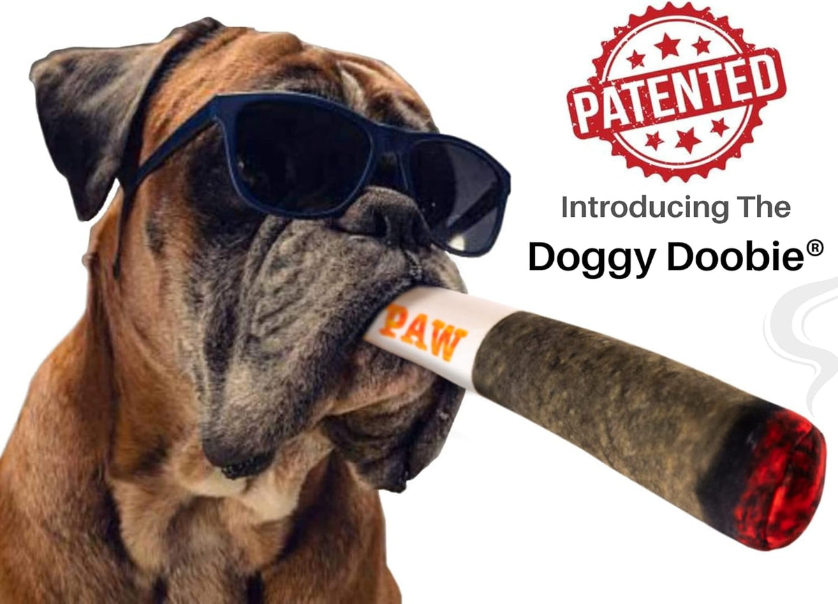 Nestpark Doggy Doobie - Funny Dog Toys - Plush Squeaky Toys for Medium, Small and Large - Cool Stuffed for Dog - view 2