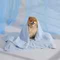 Bedsure Cooling Blanket for Small Dogs with Breathable Air-Core Fill Q-MAX>0.4 - Dog Cooling Mat Soft, Lightwe