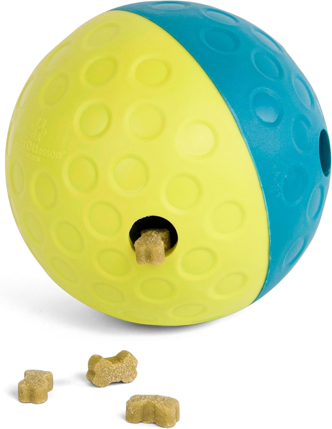 Outward Hound by Nina Ottosson Treat Tumble – Interactive Food-Dispensing Dog Puzzle Ball, Level 1 Beginner, S