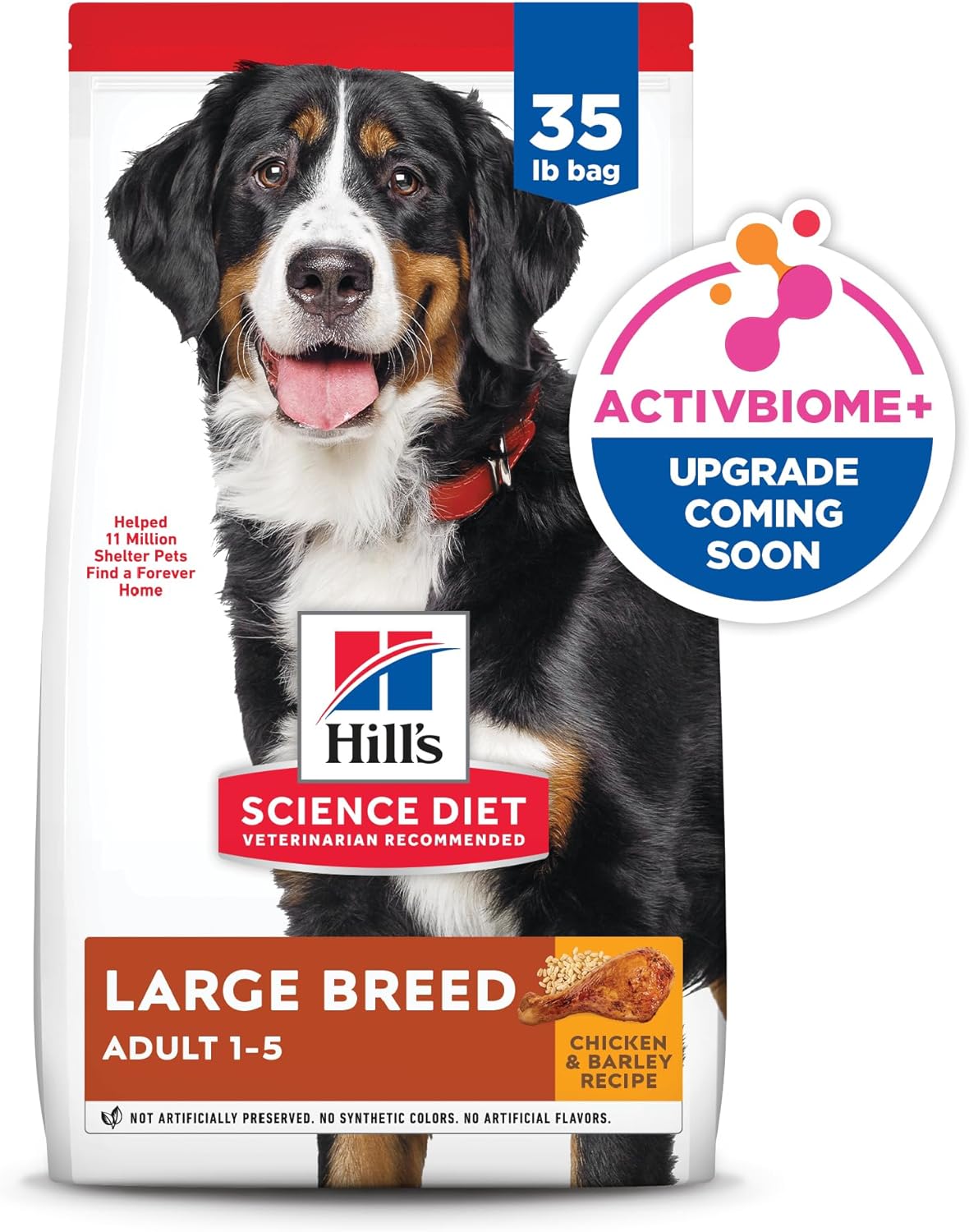 Hill's Science Diet Large Breed Adult Dry Dog Food 1-5, Quality Protein for Joint Support & Lean Muscles, 35 lb