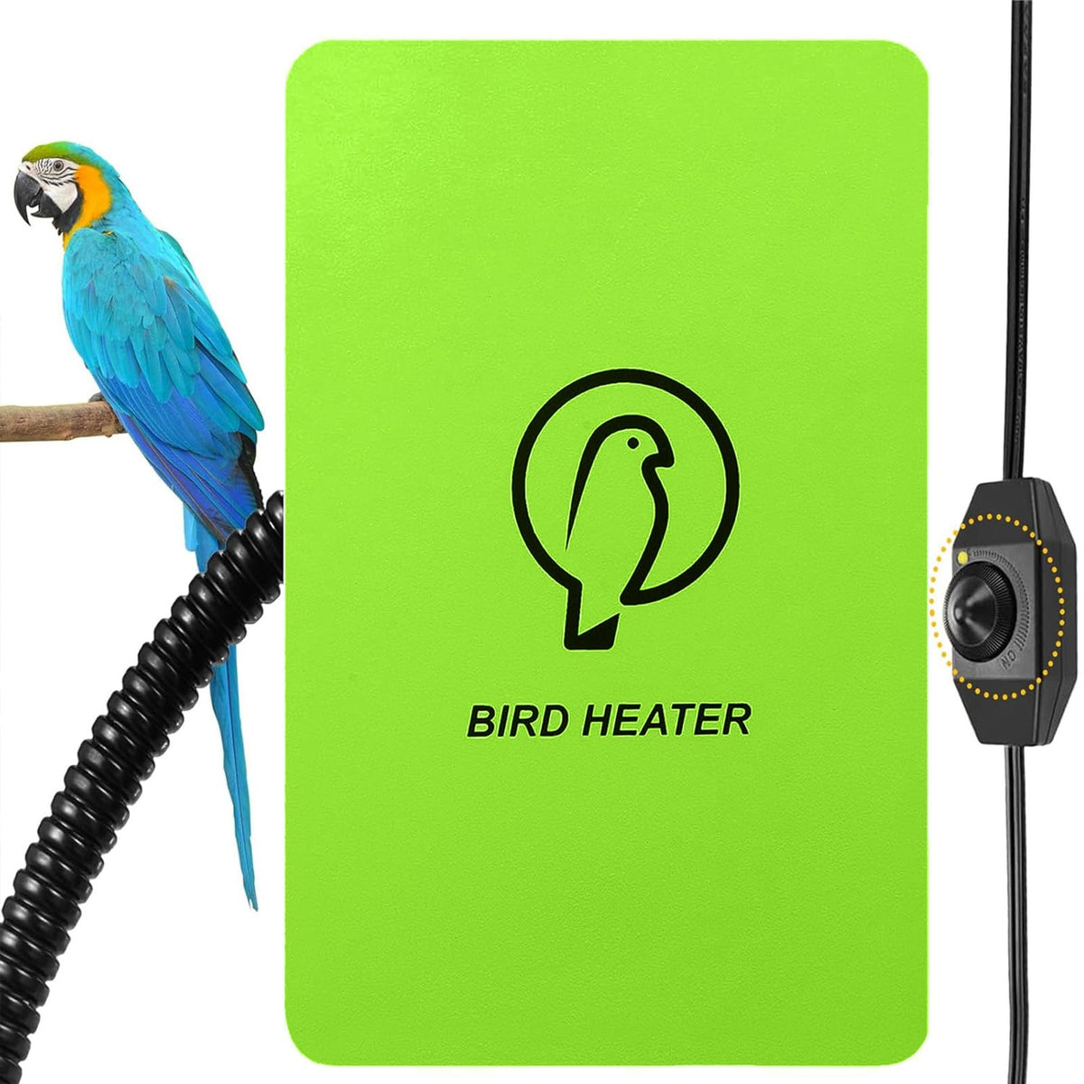 Bird Heater for Cage - Snuggle Up Bird Warmer for Exotic Pet Birds, 10W African Grey, Parakeets, Parrots, (3.7