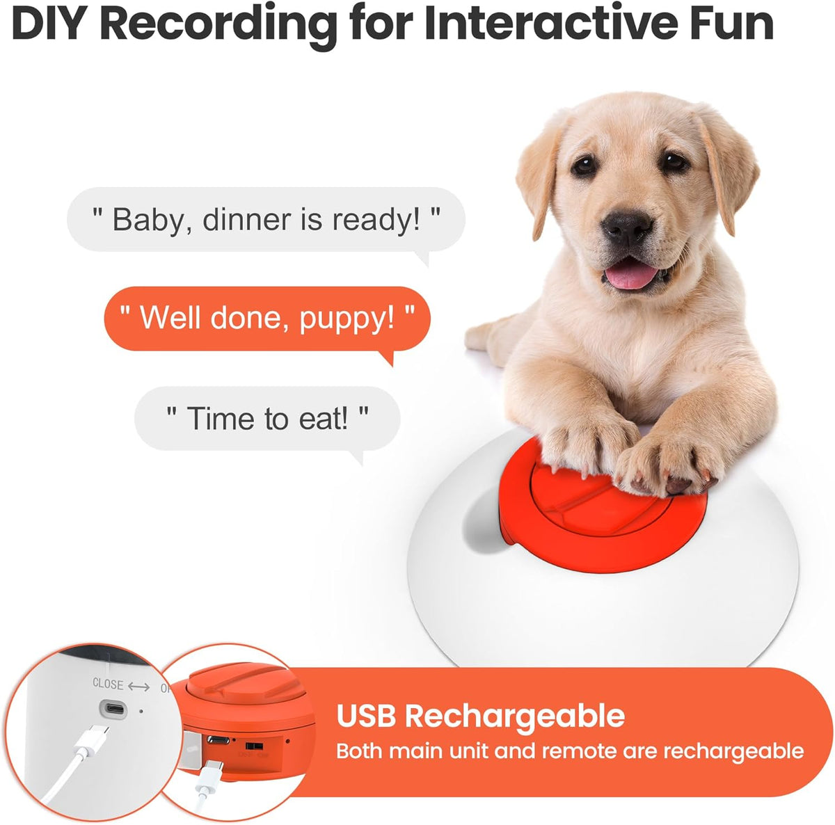 Potaroma Dog Puzzle Feeder Toy, Interactive IQ Training, Electronic Treat Dispenser, Automatic Rechargeable wi - view 3
