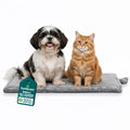 FurHaven ThermaNAP Self Warming Cat Mat, Dog Bed for Crates with Self-Warming Technology for Cozy Rest, Fully 