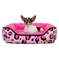 Rectangle Washable Dog Bed for Large, Medium & Small Dogs – Soft Calming Puppy Beds, Durable Warm Pet Sofa wit