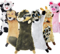 SHARLOVY Dog Squeaky Toy No Stuffing 6 Pack, Dog Toys Crinkle for Small Puppy, Durable Chew Plush Cute Animals