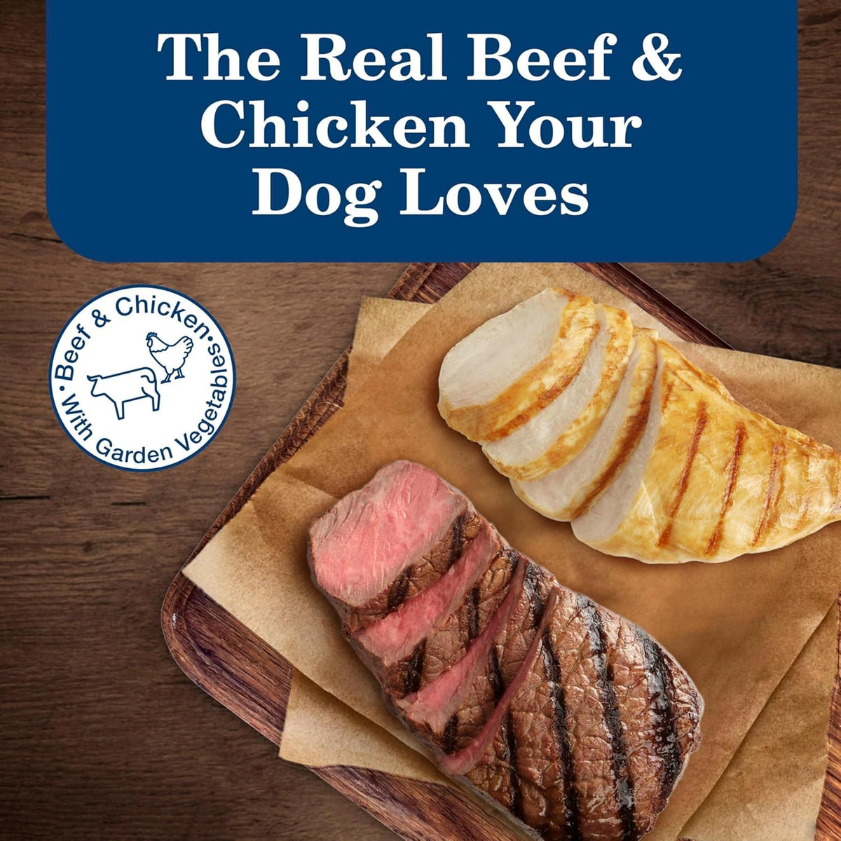 Blue Buffalo Homestyle Recipe Adult Wet Dog Food, Made with Natural Ingredients, Chicken and Beef Dinner Varie - view 4