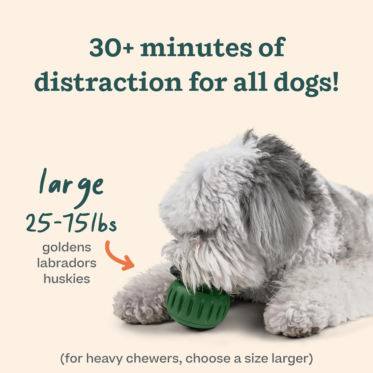 WOOF Starter Pack - Interactive Dog Toys for Boredom - Dog Treat Molds Silicone - Chicken-Flavored Healthy Tre - view 4
