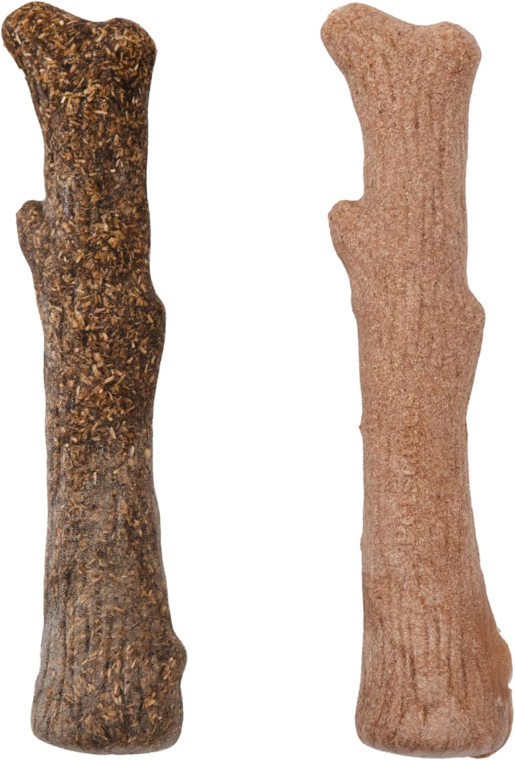 Pupstages by Petstages Dogwood Calming Dog Chew Toy – Real-Wood Blend, Moderate Chewers, Medium, 7.5", 2-Pack 