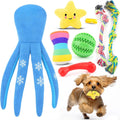 LOYEE Puppy Toys 8 Pack for Small Dogs, Luxury Dog Chew Toys with Squeaky Plush Toys, Rope Toys and Ball, Teet