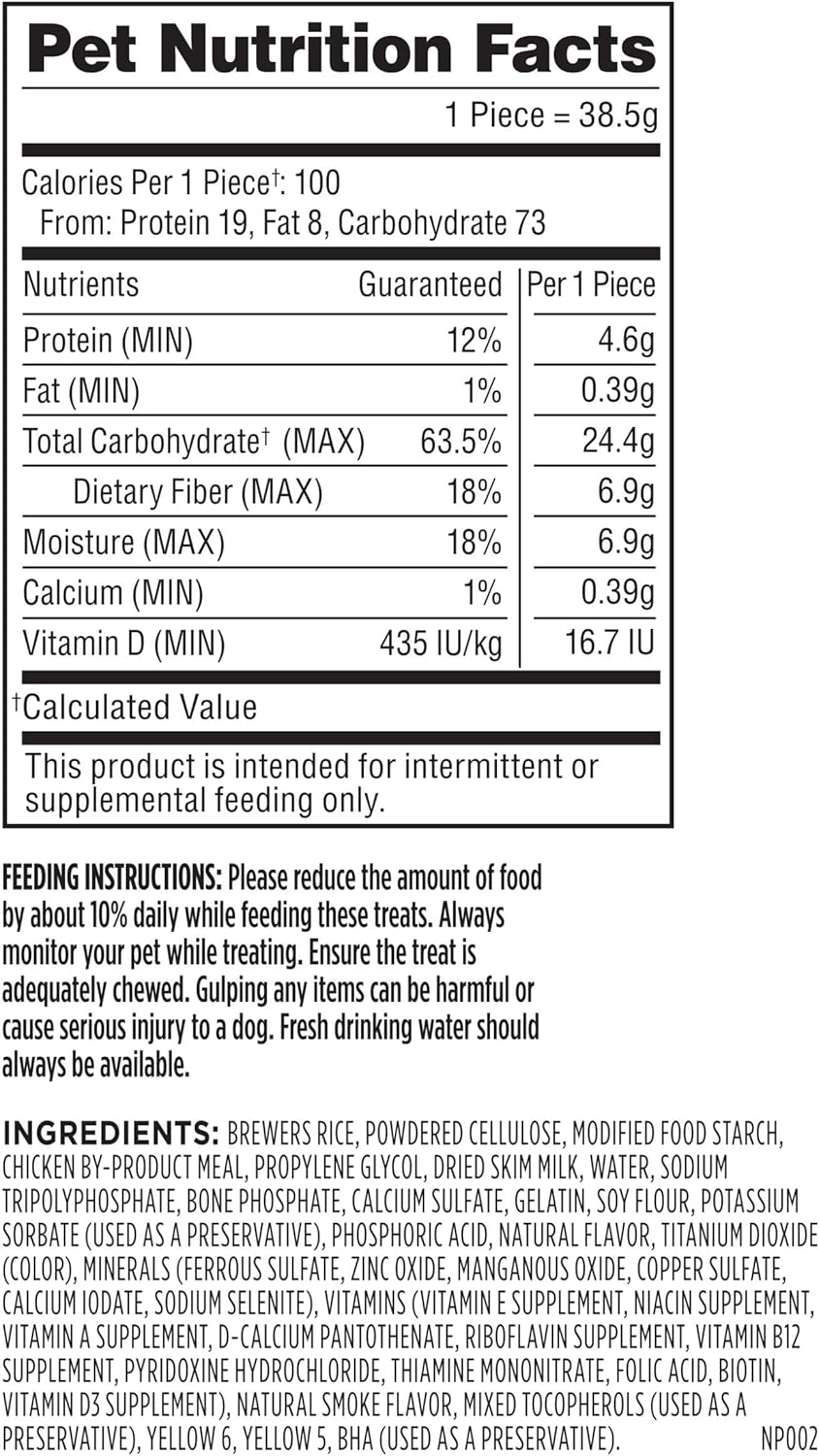 Milk-Bone Brushing Chews Daily Dental Dog Treats, Chicken Flavor, Large, 25 Count - view 8