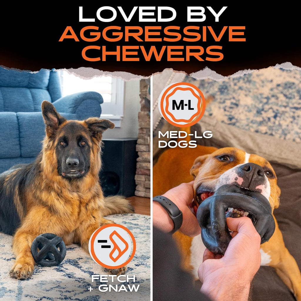 Monster K9 Indestructible Dog Ball – Lifetime Replacemnet - Durable Dog Toy for Aggressive Chewers - Safe, Non - view 6