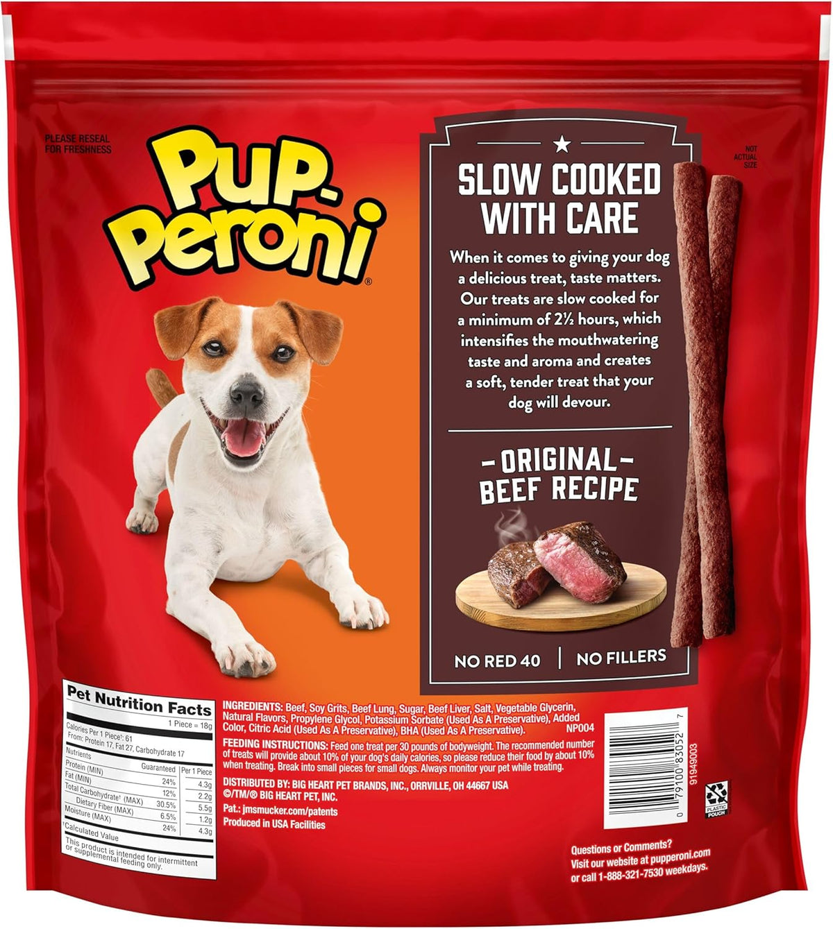 Pup-Peroni Dog Treats, Original Beef Flavor, 38 Ounce, Made with Real Beef - view 3