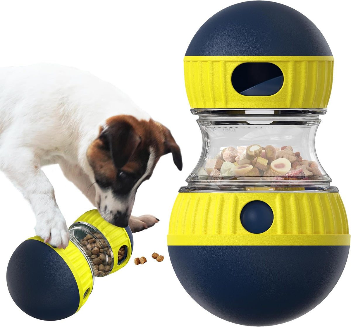 TLKNG Extra-Large Size Dog Enrichment Toy for Medium/Small Dogs Treat Dispenser Ball, Puppy Food Dispensing To