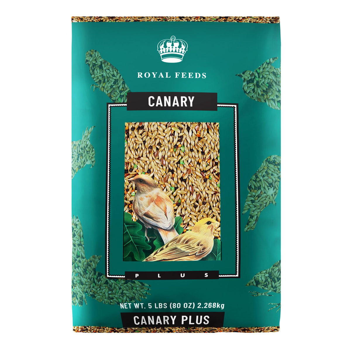 Canary Plus 5 Lbs, Premium Mixed Birdseed, Canary Bird Food with Essential Vitamins and Minerals, Healthy Bala