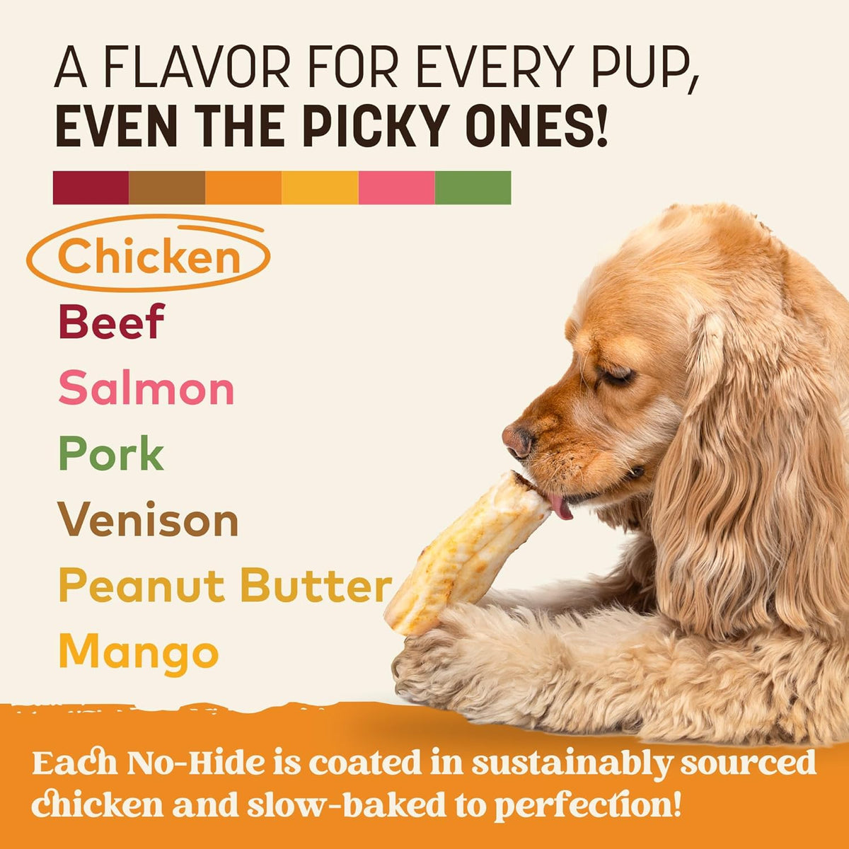 Earth Animal No Hide Chews - Long Lasting Rawhide Free Small Dog Chews Rolls, Chicken - 6 Count - view 6