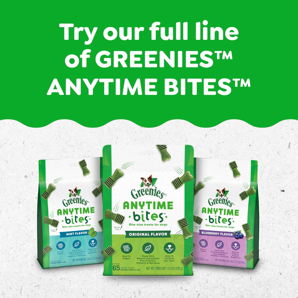 Greenies Anytime Bites Dog Treats, Original Flavor, 24 oz. Bag - view 4
