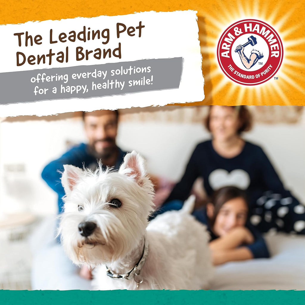 Arm & Hammer Nubbies T-Bone Dental Dog Chew Toys, Peanut Butter Flavor - Durable Nylon Chewing Toys for Dogs,  - view 6