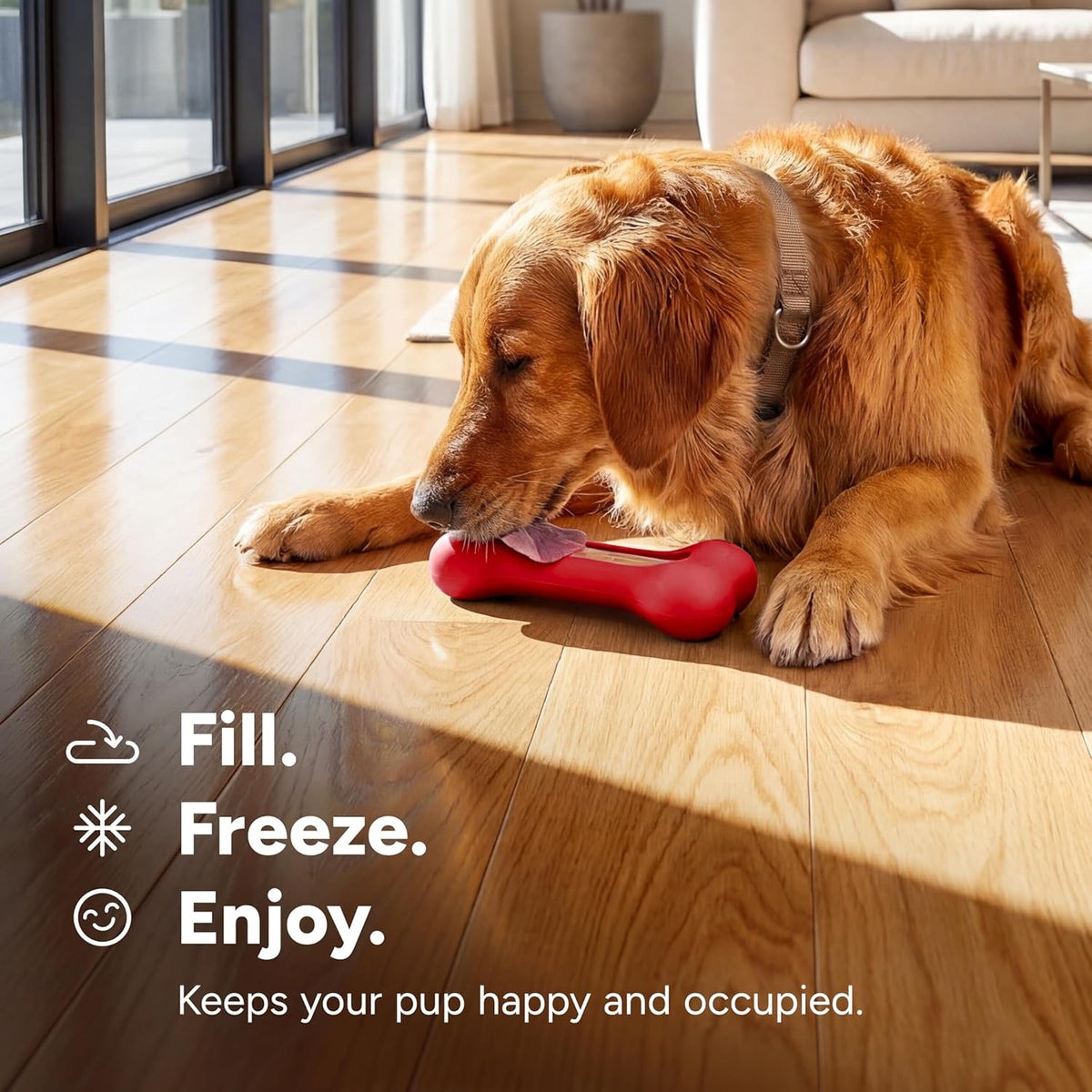 GoSports Pets PupsCream Freezable Dog Treat Station - Helps Keep Dogs Busy - Small or Large - view 3