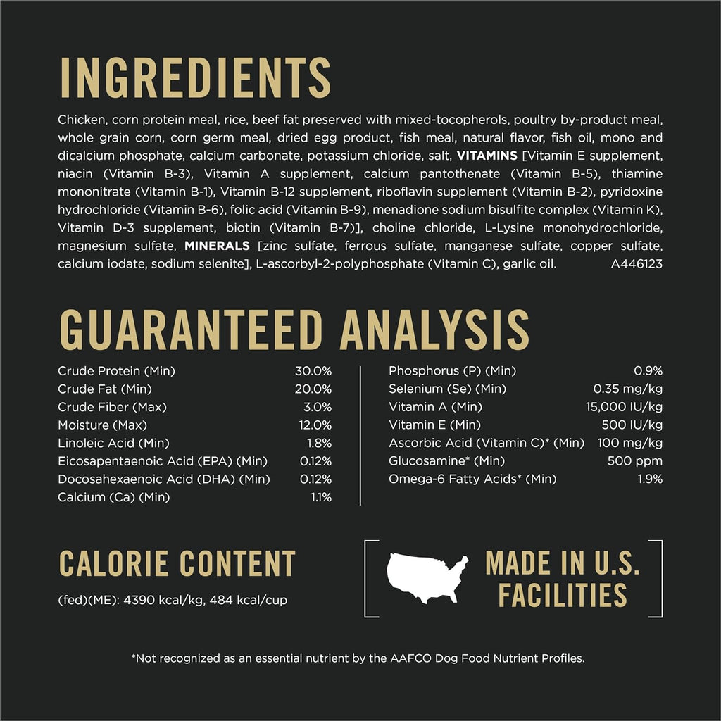 Purina Pro Plan Sport Performance 30/20 Chicken and Rice Formula High Protein Dog Food - 37.5 lb. Bag - view 4