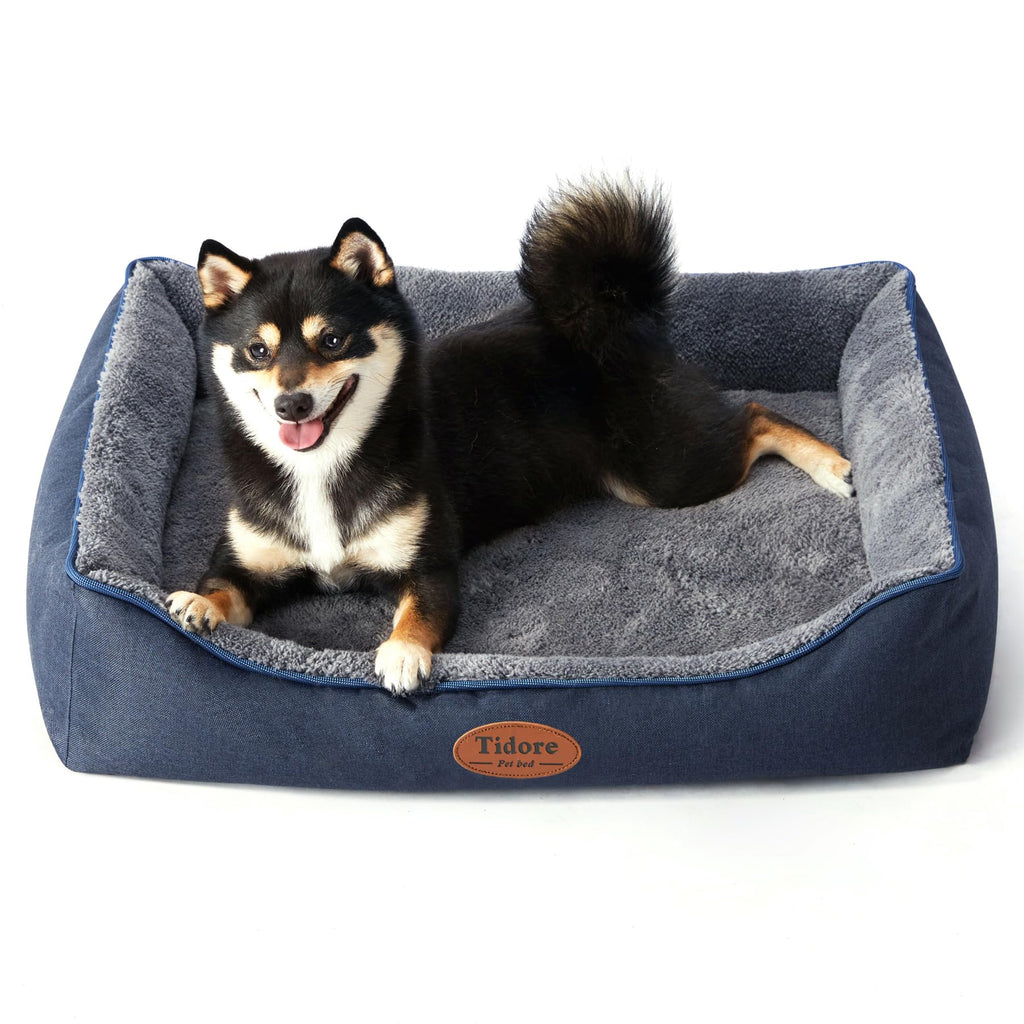 Orthopedic Dog Beds Medium Sized Dog, Durable Egg Crate Foam Sofa Dog Bed with Washable Removable Cover, Water