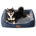 Orthopedic Dog Beds Medium Sized Dog, Durable Egg Crate Foam Sofa Dog Bed with Washable Removable Cover, Water