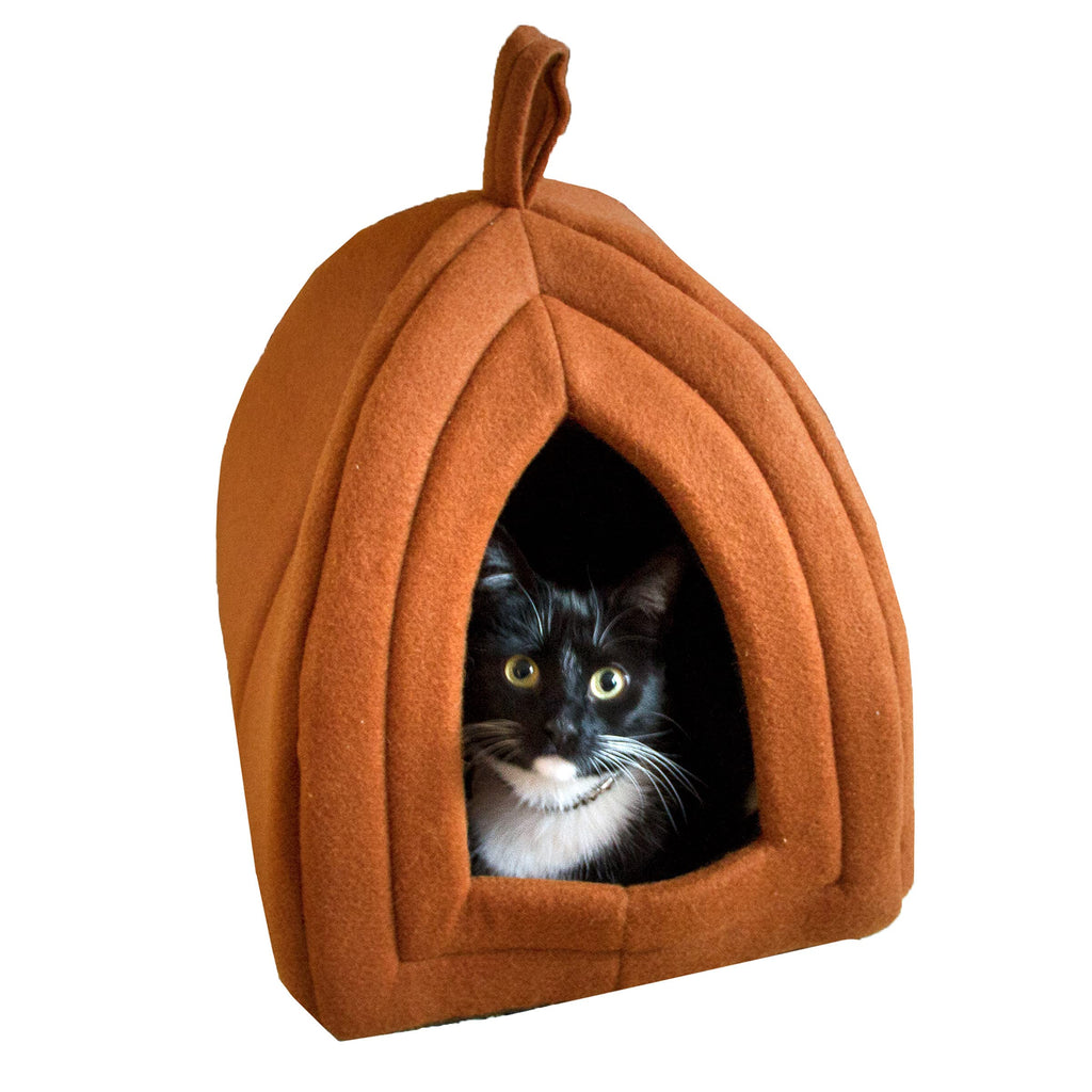 Cat House - Indoor Cat Bed with Removable Foam Cushion - Pet Tent for Kittens, Rabbits, Guinea Pigs, and Other