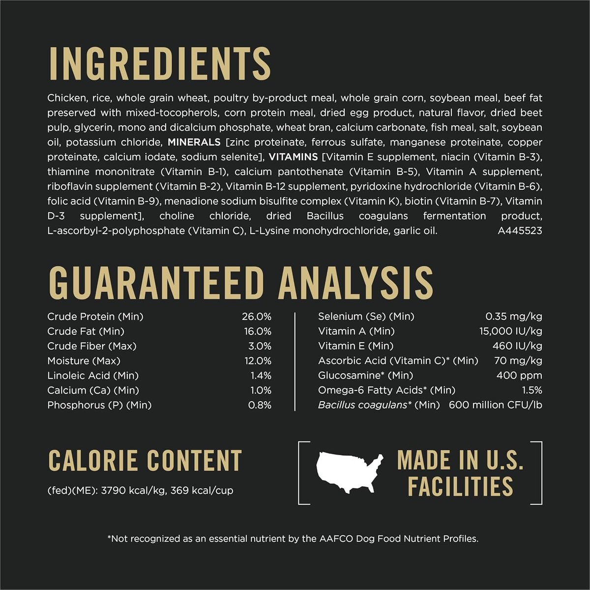 Purina Pro Plan Complete Essentials Shredded Blend Chicken and Rice Dog Food Dry Formula with Probiotics for D - view 4